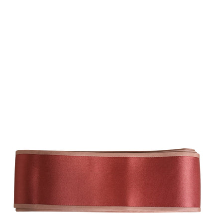 Dolce & Gabbana Pink Silk Satin Waist Women Cintura Belt