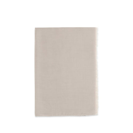 Max Mara Beige Silk Scarf