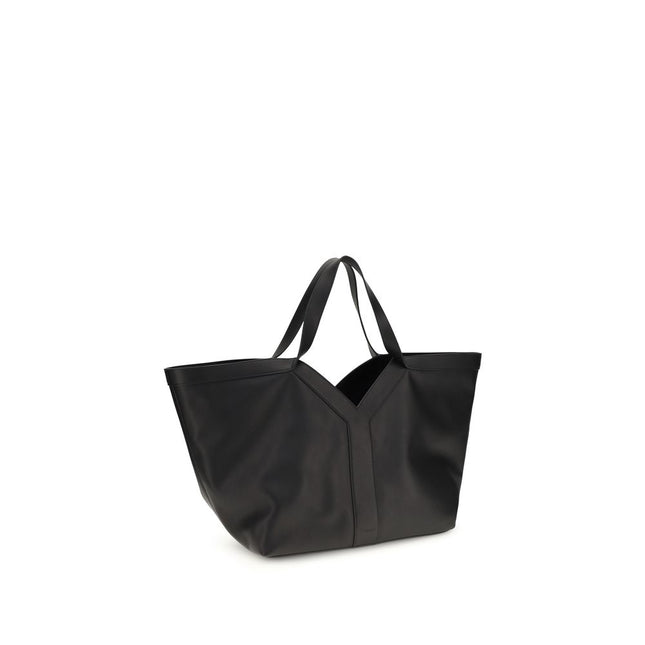 Saint Laurent Black Calf Leather Bos Taurus Shoulder Bag