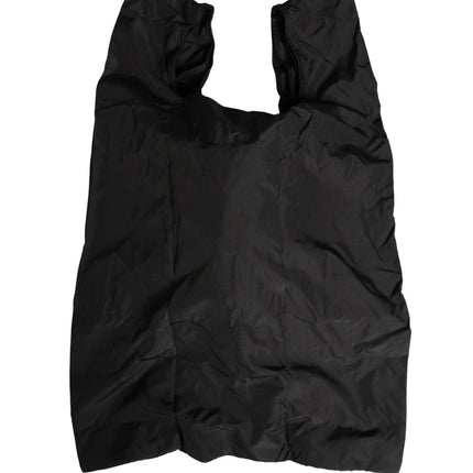 Dolce & Gabbana Men Black Polyester Panda Stuffed Ecobag Bag