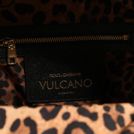 Dolce & Gabbana VULCANO Black Nylon #DGFAMILY Embellished Backpack Bag
