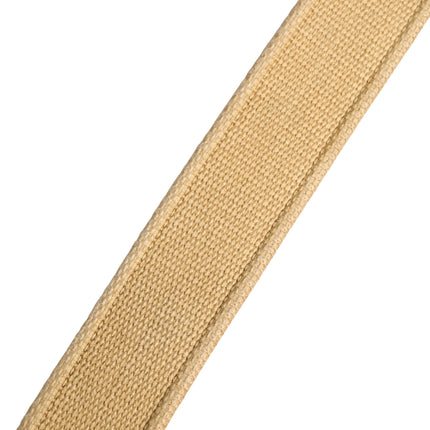 Ermanno Scervino Beige Canvas Embellished Metal Buckle Belt