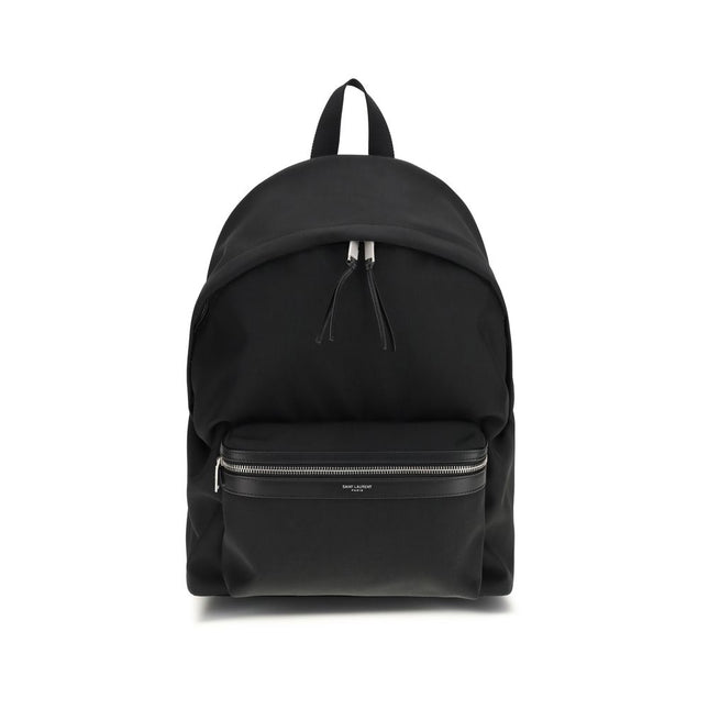 Saint Laurent Black Nylon Backpack