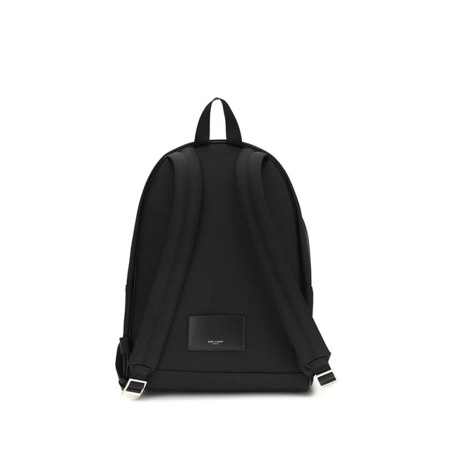 Saint Laurent Black Nylon Backpack