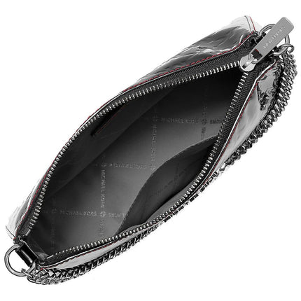 Michael Kors Black Canvas Clutch Bag