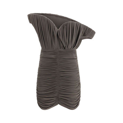 Magda Butrym Brown Copper Casual Dress