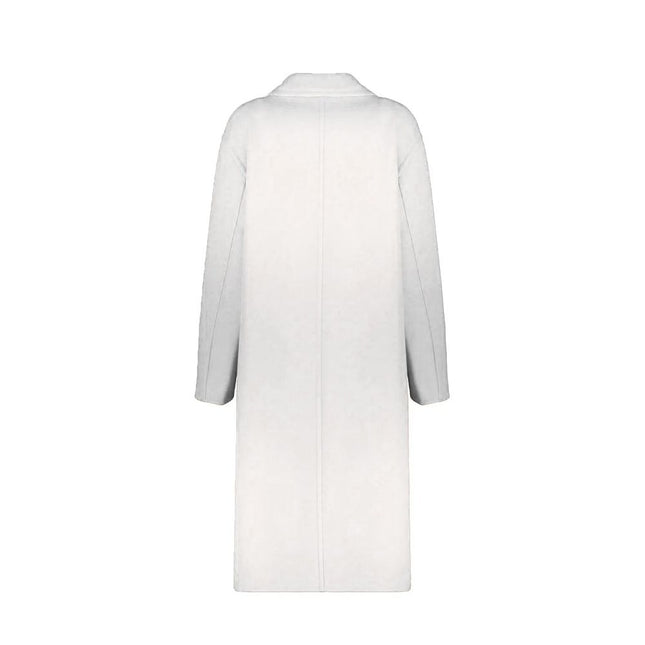 Herno White Wool Coat