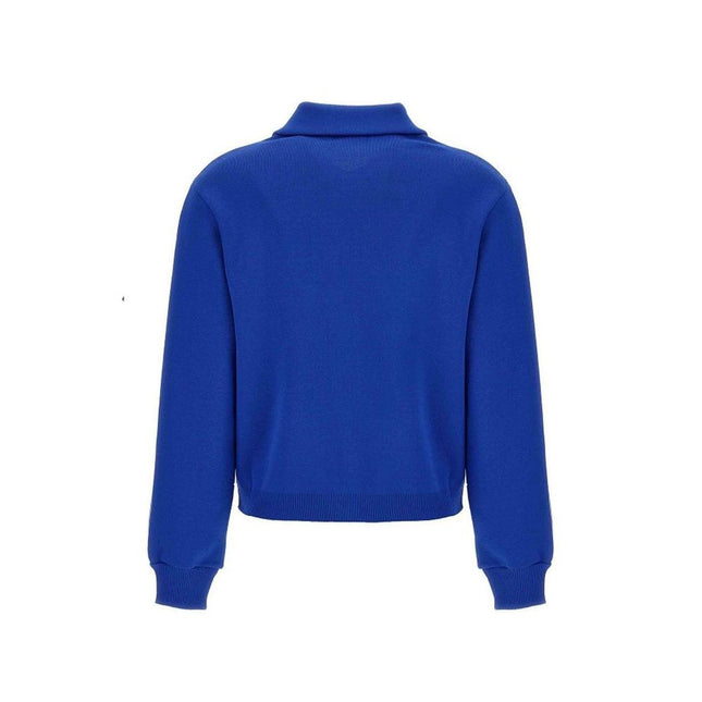 Autry Blue Nylon Cardigan