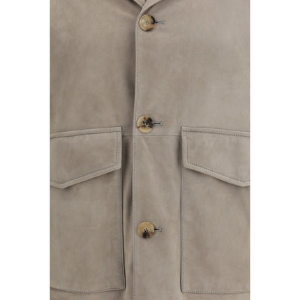 Brunello Cucinelli Bicolor Calf Leather Bos Taurus Clothing