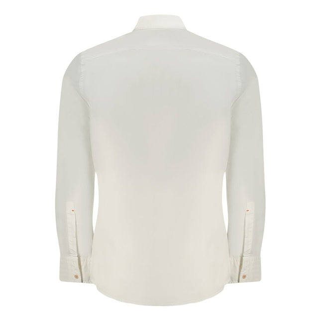 Hugo Boss White Cotton Men Shirt