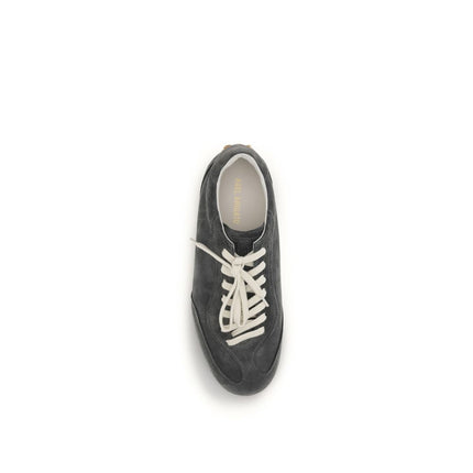 Axel Arigato Gray Calf Leather Bos Taurus Low Top Sneakers