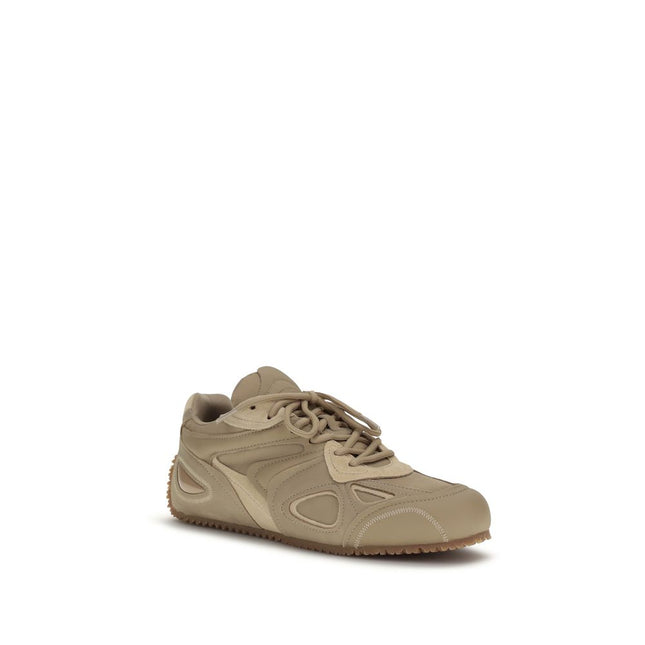 Axel Arigato Brown Calf Leather Bos Taurus Low Top Sneakers