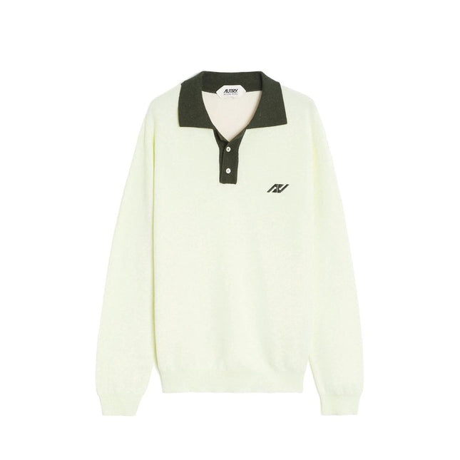 Autry Bicolor Cotton Polo Shirt
