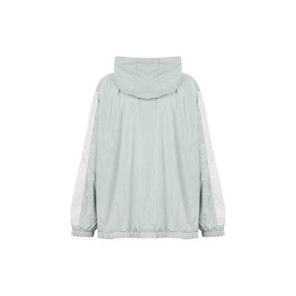 Autry Blue Nylon Shell Jacket