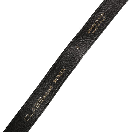 Cavalli Class Multicolor Floral Wide Waist Gold Metal Buckle Cintura Belt