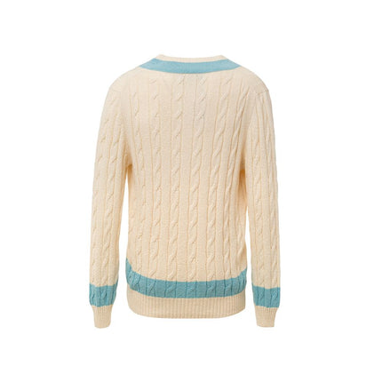 Gran Sasso White Cotton Sweatshirt
