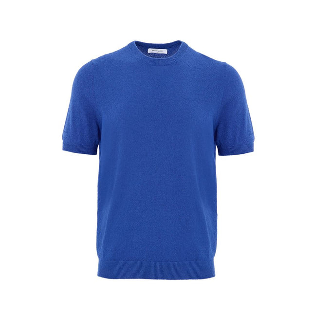 Gran Sasso Blue Cotton T-Shirt