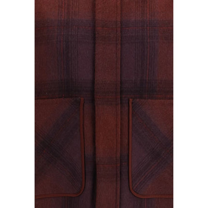 God's True Cashmere Purple Cashmere Coat