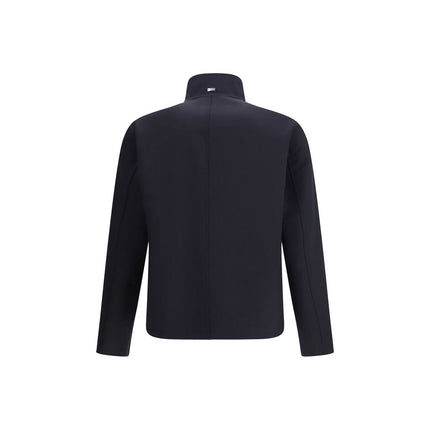 Herno Blue Elastane Coat