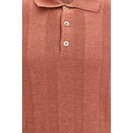 Brunello Cucinelli Orange Denim Shirt