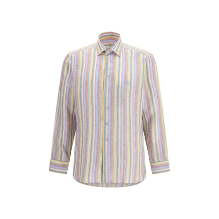 Etro Multicolor Linen Shirt