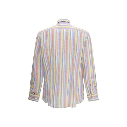 Etro Multicolor Linen Shirt
