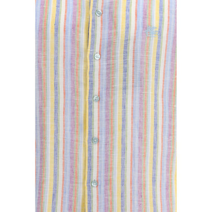 Etro Multicolor Linen Shirt