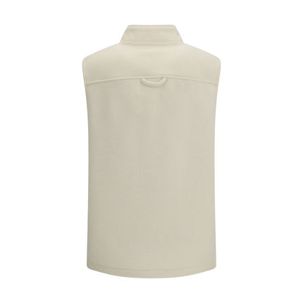 RIER Beige Wool Oves Aries Sleeveless Jacket