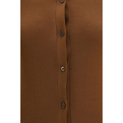 Prada Brown Wool Cardigan