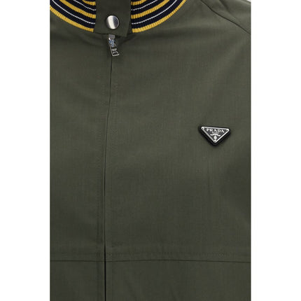 Prada Bicolor Polyester Bomber