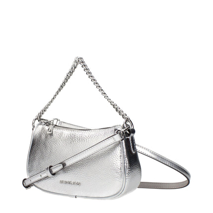 Michael Kors Gray Leather Handbag