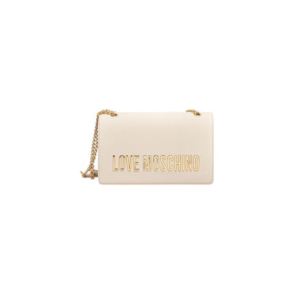 Love Moschino Beige Polyethylene Handbag Love Moschino