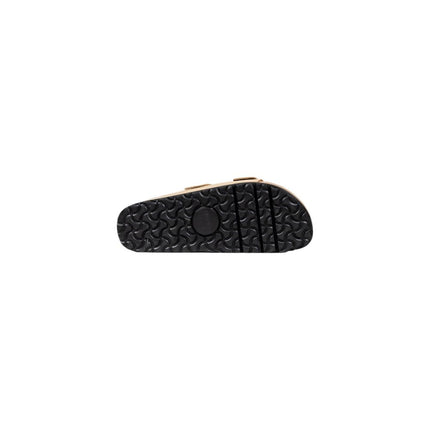 Birkenstock Beige Synthetic Platform Sandals