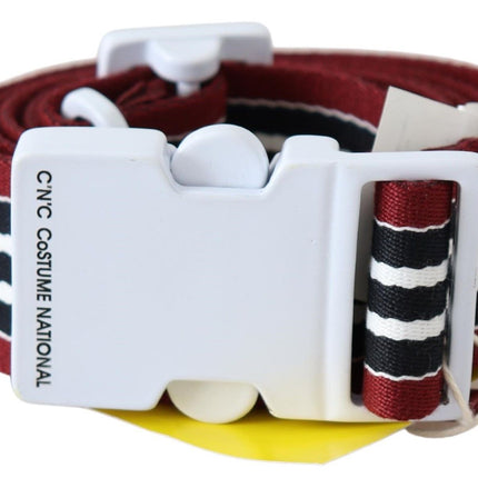 Costume National Black Cotton And Canvas Regular Belt