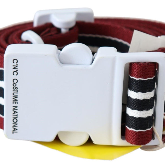 Costume National Black Cotton And Canvas Regular Belt