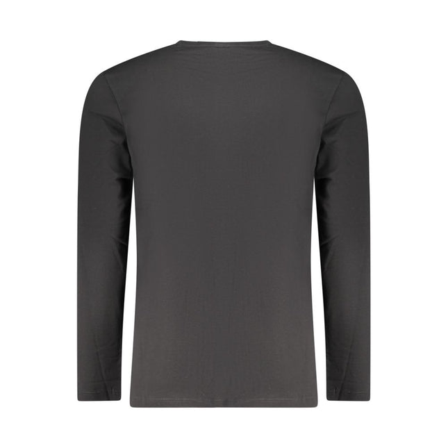Hugo Boss Black Cotton Men T-Shirt