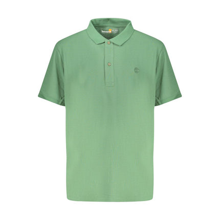 Timberland Verde Cotton Men Polo Shirt