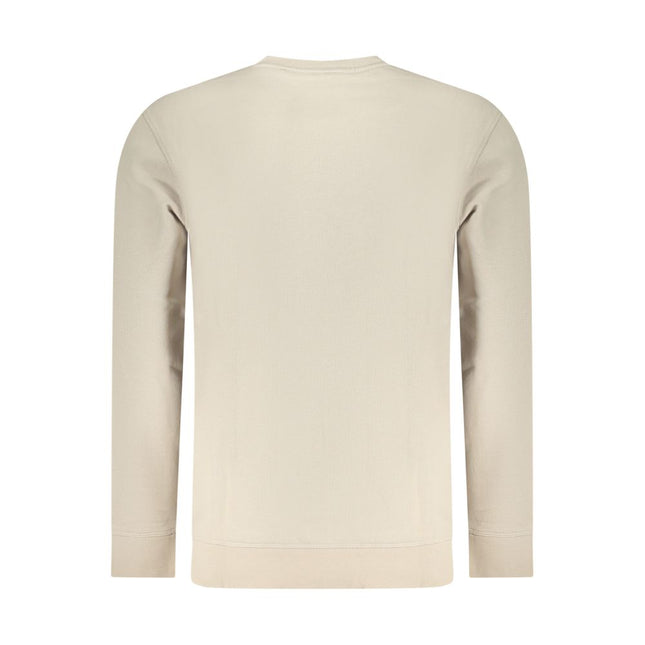 Hugo Boss Beige Cotton Men Sweatshirt
