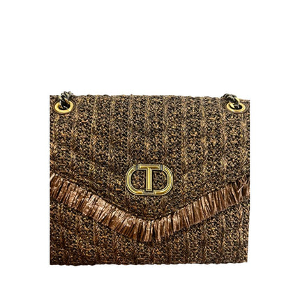 Twinset Brown Polypropylene Women Crossbody Bag