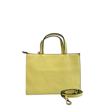 Twinset Yellow PU Women Handbag