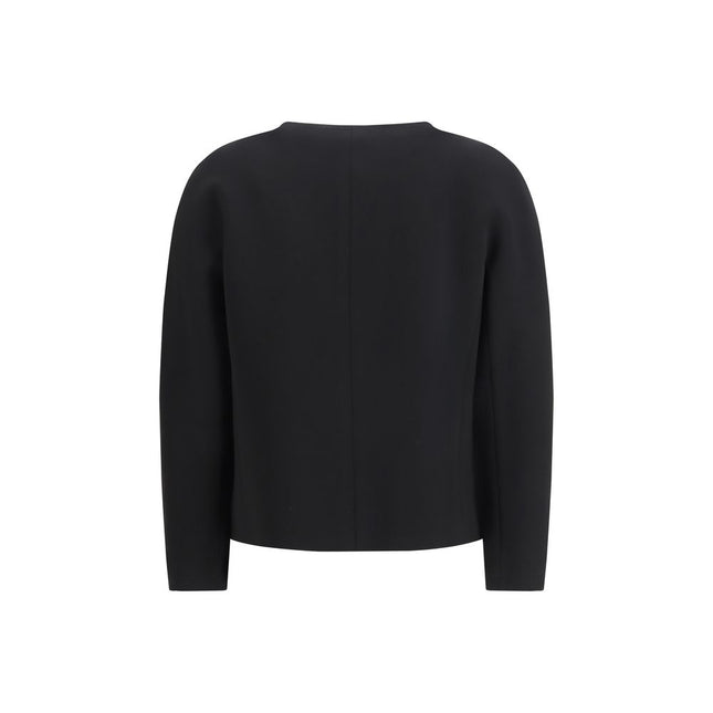Max Mara Black Triacetate Coat