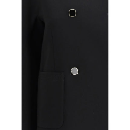 Max Mara Black Triacetate Coat