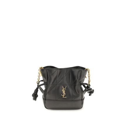 Saint Laurent Black Lamb Ovis Aries Aries Clutch Bag