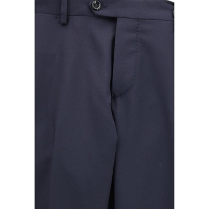 Lardini Blue Wool Two-Piece Suit