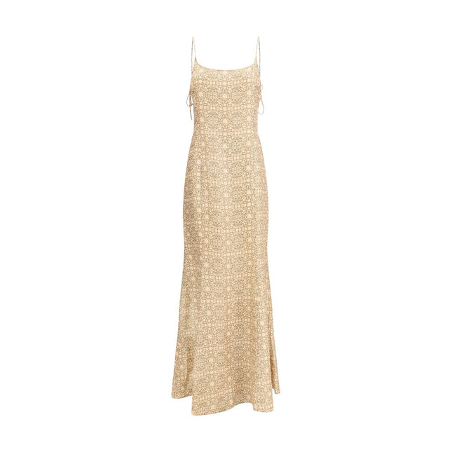 Kristina Ti Multicolor Viscose Casual Dress