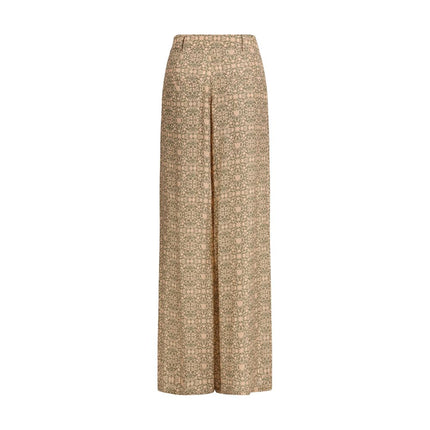 Kristina Ti Multicolor Viscose Casual Pants