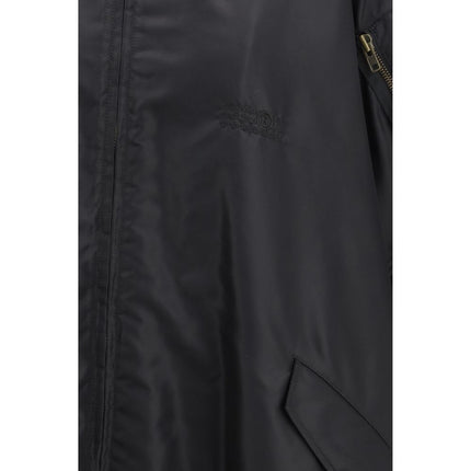 MM6 Black Polyamide Cloacks