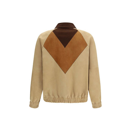 Valentino Brown Goatskin Biker Jacket