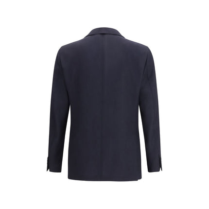 Lardini Blue Wool Blazer