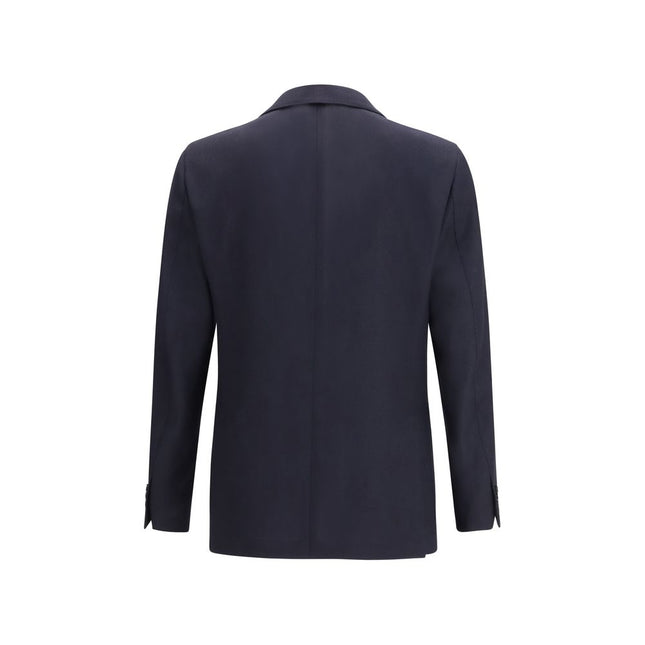 Lardini Blue Wool Blazer